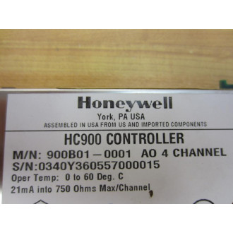 Honeywell 900B01-0001 HC900 4-Pt.Analog Output Module 900B010001 - Parts Only