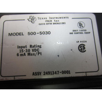 Texas Instruments 500-5030 32Pt.LVDT Input Module  2491347-0001 (Pack of 3) - Used