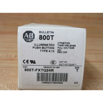 Allen Bradley 800T-FXTQ24R Button 800TFXTQ24R