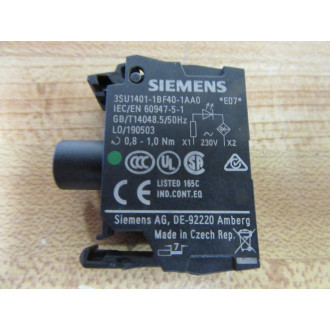 Siemens 3SU1156-6AA40-1AA0 Green 3SU11566AA401AA0