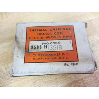 Cutler Hammer 9586H-1351B Eaton Heater Element H1351 (Pack of 2)