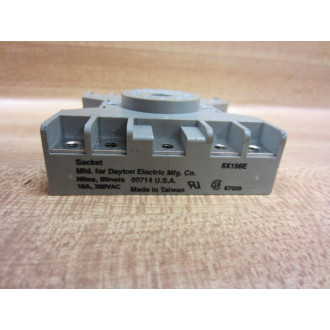 Dayton Electric 6X156E Relay Socket Missing Screws (Pack of 2) - Used