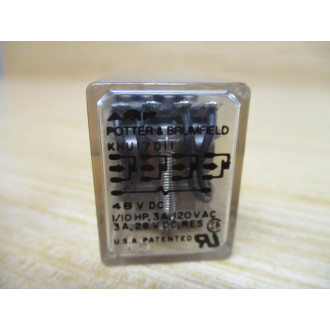 Potter & Brumfield KHU17D11- 48V Relay KHU17D11-48VDC - New No Box