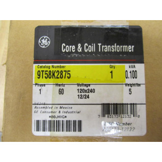 GE General Electric 9T58K2875 Transformer