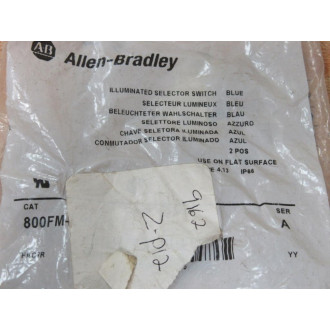 Allen Bradley 800FM-LSM26 Blue Switch (2) Position