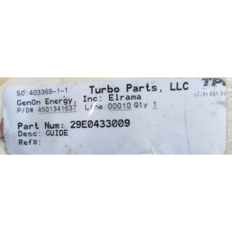 Turbo Parts 29E0433009 Guide - New No Box