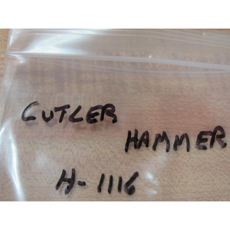 Cutler Hammer H1116 Overload Heater Element 1116 (Pack of 3) - Used