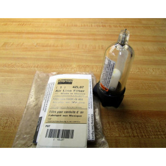 Dayton 4ZL07 Pneumatic Air Line Filter