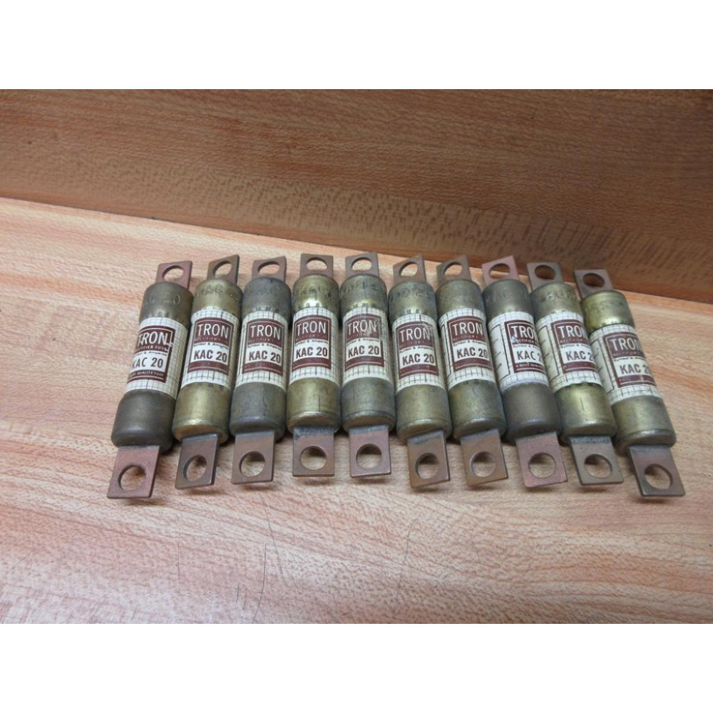 Buss KAC-20 Bussmann Fuse Cross Ref 1DK16 (Pack of 10) - New No Box