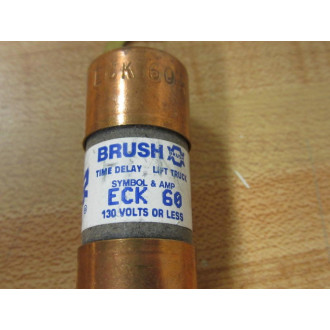 Brush ECK 60 Time-Delay Lift Truck Fuse ECK 60A - New No Box Brush ECK 60 Time-Delay Lift Truck Fuse ECK 60A - New No Box