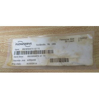 Flowserve 05EWK44T66TTC Ball Valve 12EWK4455TTC