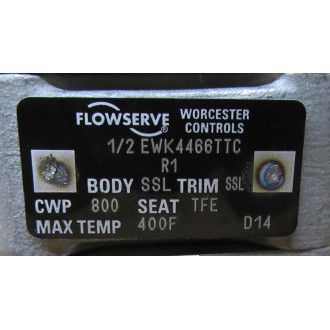 Flowserve 05EWK44T66TTC Ball Valve 12EWK4455TTC