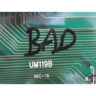 Nachi UM119B Circuit Board UM119 6 Non-Refundable - Parts Only