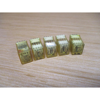 IDEC RY4S-UDC24V Relay  RY4SUDC24V 24VDC (Pack of 5) - Used