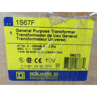 Square D C1S67F Transformer