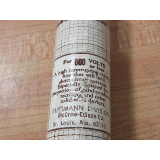 Buss KAC 100 Bussmann Fuse Cross Ref 1EM12 (Pack of 2) - Used
