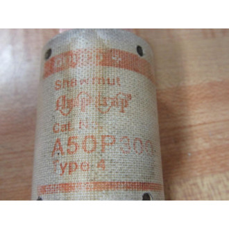 Gould Shawmut Ferraz Mersen A50P300-4 Fuse A50P300 Tested - Used