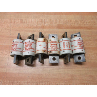 Gould Shawmut Ferraz A25X100-4 Mersen Fuse A25X100 (Pack of 6) - Used