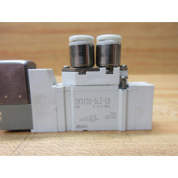 SMC SY3120-5LZ-C6 Solenoid Valve SY31205LZC6 - Used