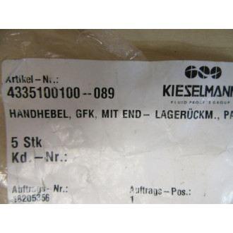Kieselmann 4335100100-089 Butterfly Valve Handle