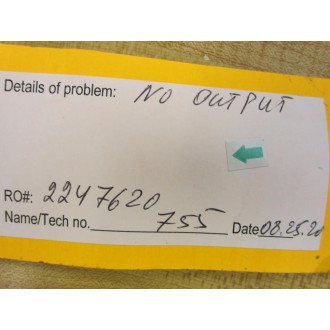 Acme 400A-9142334 Power Supply Module 400A9142334 No Output - Parts Only
