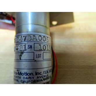 Electra-Motion 104X138CA-006 Motor 8-73 10850-81 104X138CA-006 - Used