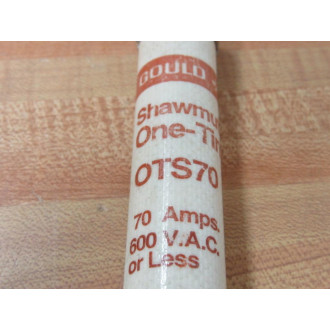 Gould Shawmut Ferraz Trionic OTS70 Fuse 0TS70 Width 1 (Pack of 2) - New No Box