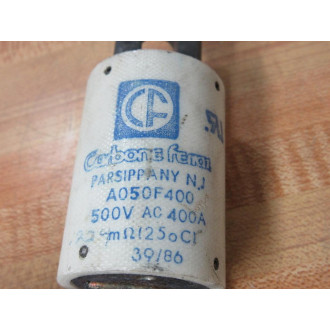 Carbone Ferraz A050F400 Semiconductor Fuse - Used