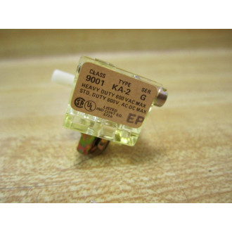 Square D 9001-KA2 Contact Block 9001KA2 88001 Series G