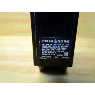 General Electric NP1578012-D Circuit Breaker MG-5985 (Pack of 4) - Used