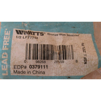 Watts 12 LF777SI Y Strainer 12LF777SI - New No Box