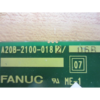 Fanuc A20B-2100-0182 Board 2 A20B-2100-018206B - Parts Only