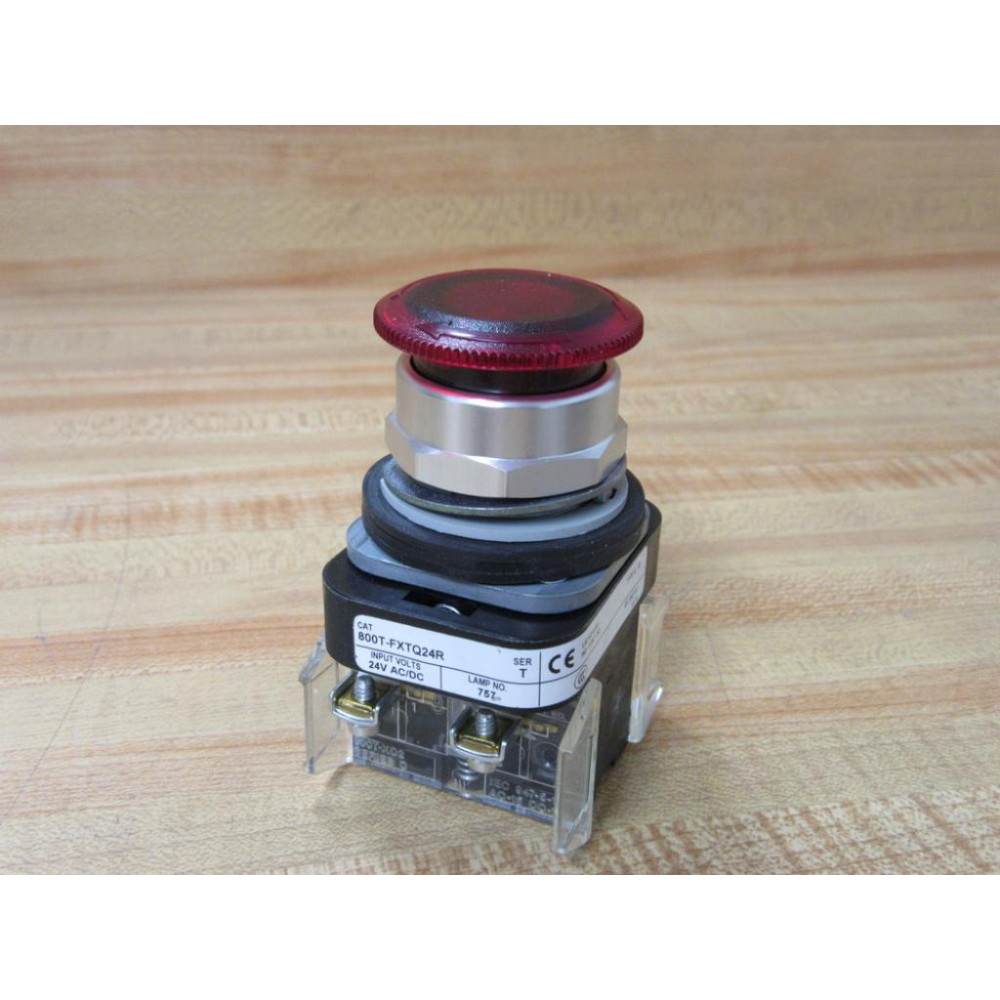 Allen Bradley 800T-FXTQ24R Button 800TFXTQ24R w800T-XA & 800T-XD2 - New No Box Allen Bradley 800T-FXTQ24R Button 800TFXTQ24R w800T-XA & 800T-XD2 - New No Box