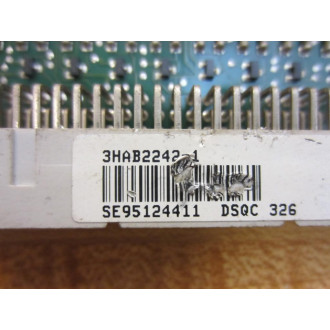 ABB 3HAB2242-1 DSQC 326 CPU Robot 3BSC980008R50 2 Non-Refundable - Parts Only