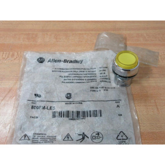 Allen Bradley 800FM-LE5 Yellow Extended Button 800FMLE5