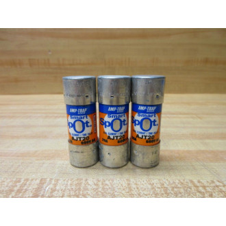 Gould Shawmut Ferraz Mersen AJT20 Fuse Cross Ref 4TAR8 Smart (Pack of 3) - Used