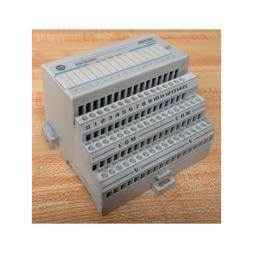 Allen Bradley 1794-IB16 FLEX IO Input Module 1794-1B16 W Terminal Block - Used Allen Bradley 1794-IB16 FLEX IO Input Module 1794-1B16 W Terminal Block - Used