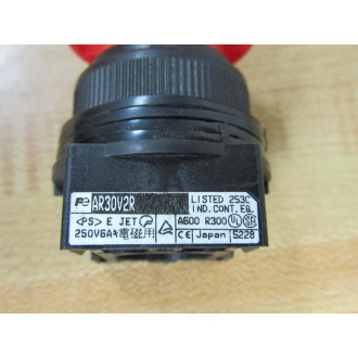 Fuji Electric AR30V2R Push-Lock For Emergency Stop WO Contacts - New No Box
