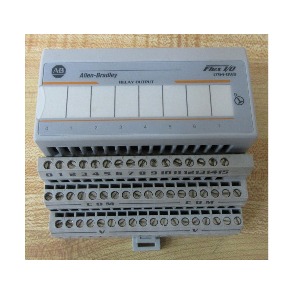 Allen Bradley 1794-0W8 Digital Relay Output Module 1794-OW8 W Terminal Block - Used Allen Bradley 1794-0W8 Digital Relay Output Module 1794-OW8 W Terminal Block - Used