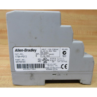 Allen Bradley 1794-PS13 Power Supply Module 1794PS13 - Used