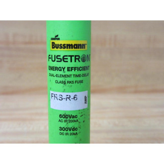 Buss FRS-R-6 Bussmann Fuse Cross Ref 6C214 (Pack of 12) - New No Box