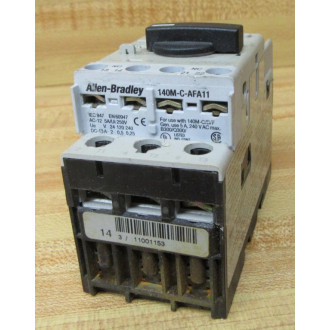 Allen Bradley 140M-C2E-B25 Circuit Breaker 140MC2EB25 WAdapter - Used