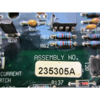 Miller 235305 Inverter Control Card 235305A  272326 - Used
