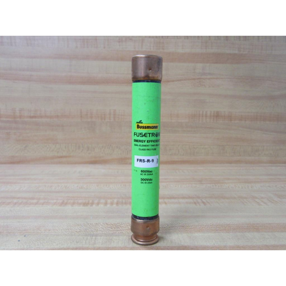 Fusetron FRS-R-9 Bussmann Fuse FRSR9 Cooper (Pack of 3) - New No Box