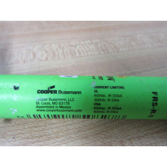 Fusetron FRS-R-9 Bussmann Fuse FRSR9 Cooper (Pack of 3) - New No Box
