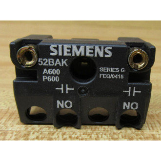 Siemens 52BAK Contact Block 6EXD5 Series G - New No Box