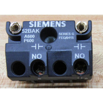 Siemens 52BAK Contact Block 6EXD5 Series G - New No Box