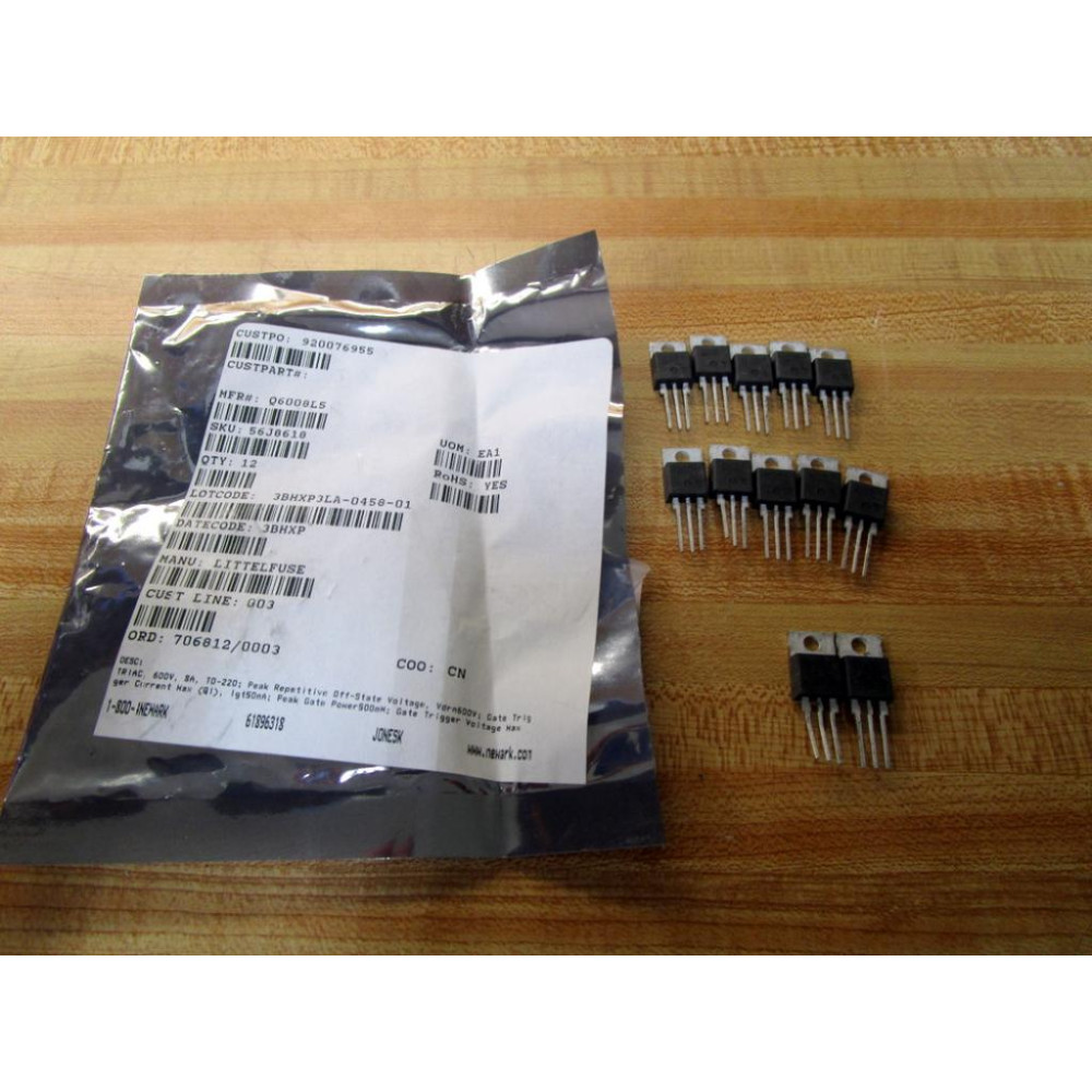 Littelfuse Q6008L5 Thyristor 3BHXP (Pack of 12)