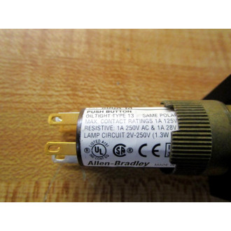 Allen Bradley 800A-M2HG24 Pushbutton 800A-M
