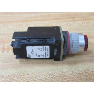 Allen Bradley 800MR-PT16R Red Pilot Light 800MRPT16R (Pack of 5) - Used